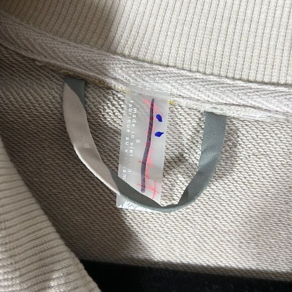 FREE PEOPLE MOVEMENT DAYBREAK SWEAT JACKET NEW SMALL STONE MANGO PULLOVER - Picture 8 of 8